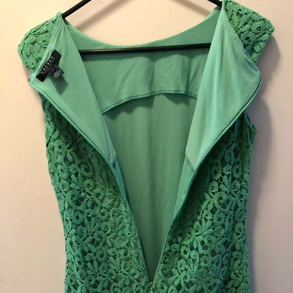 LAUREN RALPH LAUREN Mint Green Sleeveless Dress S6 - Picture 9 of 12